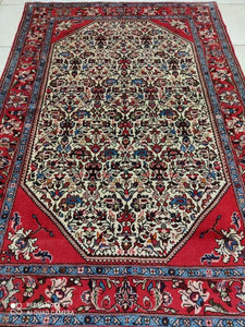 Tapis Antique Tafrech noué main n°16387_190×130