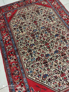 Tapis Antique Tafrech noué main n°16387_190×130