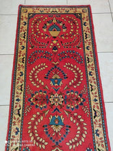 Charger l'image dans la galerie, Tapis Sarouk fait main n°13722K_200×80
