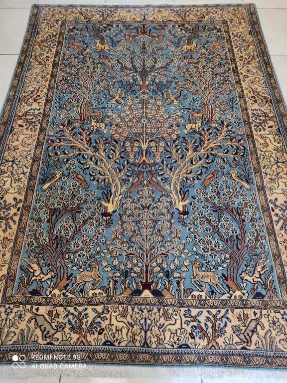 Tapis Ghom fait main n°151769_202×145