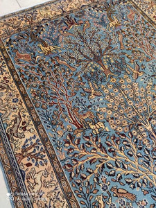 Tapis Ghom fait main n°151769_202×145