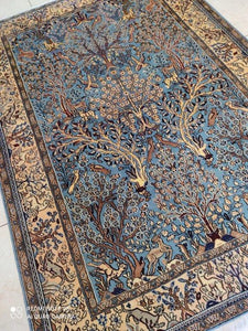 Tapis Ghom fait main n°151769_202×145