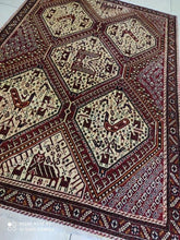 Charger l'image dans la galerie, TAPIS Afchar fait main n°18440_208×140
