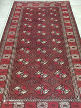 Charger l&#39;image dans la galerie, Tapis Antique Torkaman noué main n°13233_222×132
