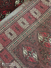 Charger l&#39;image dans la galerie, Tapis Antique Torkaman noué main n°13233_222×132
