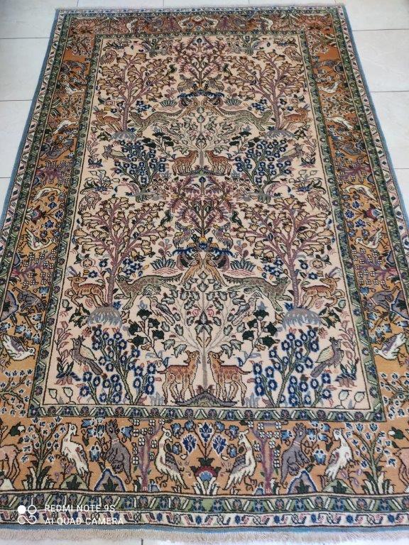 Tapis Ghom tissé main n°11889_232×148