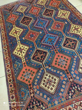 Charger l&#39;image dans la galerie, Tapis Yalameh fait main n°12276_250×160
