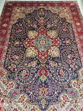 Charger l'image dans la galerie, Grand Tapis Tabriz fait main n°11228_290×200
