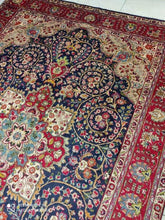 Charger l'image dans la galerie, Grand Tapis Tabriz fait main n°11228_290×200
