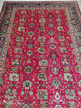 Charger l&#39;image dans la galerie, Grand Tapis Tabriz fait main n°11230_290×207
