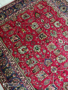 Grand Tapis Tabriz fait main n°11230_290×207