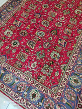 Charger l&#39;image dans la galerie, Grand Tapis Tabriz fait main n°11230_290×207
