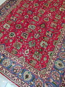 Grand Tapis Tabriz fait main n°11230_290×207