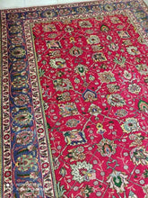 Charger l&#39;image dans la galerie, Grand Tapis Tabriz fait main n°11230_290×207
