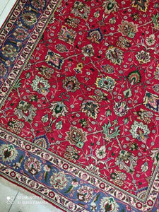 Grand Tapis Tabriz fait main n°11230_290×207