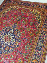 Charger l'image dans la galerie, Grand Tapis Tabriz tissé main n°19210_292×196

