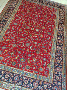 Grand Tapis Kachan fait main n°18859_292×200