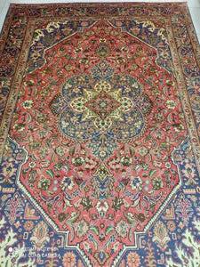 Grand Tapis Tabriz tissé main n°5926_292×200