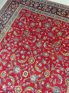 Grand Tapis Kachan fait main n°18859_292×200