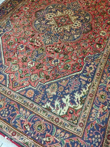 Grand Tapis Tabriz tissé main n°5926_292×200