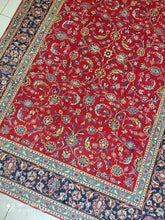 Charger l&#39;image dans la galerie, Grand Tapis Kachan fait main n°18859_292×200
