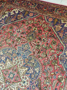 Grand Tapis Tabriz tissé main n°5926_292×200