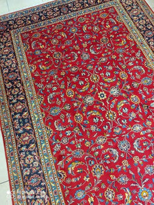 Grand Tapis Kachan fait main n°18859_292×200