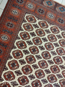 Grand Tapis Torkaman fait main n°7534_292×208