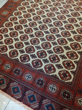 Charger l&#39;image dans la galerie, Grand Tapis Torkaman fait main n°7534_292×208
