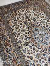 Charger l&#39;image dans la galerie, Grand Tapis Kachan tissé main n°12310_295×199
