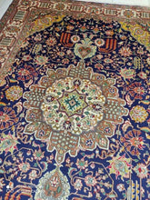 Charger l&#39;image dans la galerie, Grand Tapis Tabriz fait main n°11229_295×204
