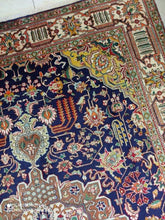 Charger l&#39;image dans la galerie, Grand Tapis Tabriz fait main n°11229_295×204
