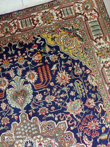 Grand Tapis Tabriz fait main n°11229_295×204