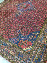 Charger l&#39;image dans la galerie, Grand Tapis Bidjard noué main n°14961_297×206
