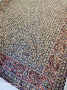 Grand tapis Moud tissé main n°5523_299×196