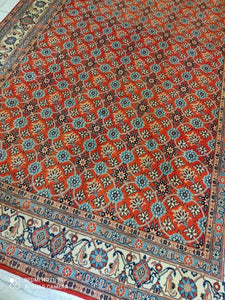 Grand Tapis Varamine noué main n°15160_300×199