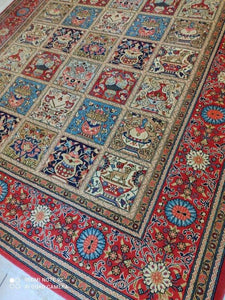 Grand Tapis Ghom fait main n°19167_300×200