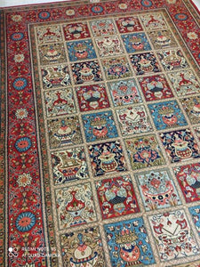 Grand Tapis Ghom fait main n°19167_300×200