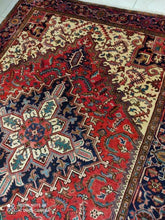 Charger l&#39;image dans la galerie, Grand Tapis Hériz noué main n°14141_300×207
