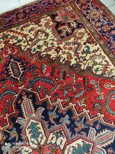 Charger l&#39;image dans la galerie, Grand Tapis Hériz noué main n°14141_300×207
