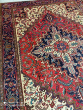 Charger l&#39;image dans la galerie, Grand Tapis Hériz noué main n°14141_300×207
