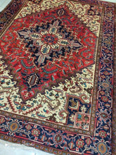 Charger l&#39;image dans la galerie, Grand Tapis Hériz noué main n°14141_300×207
