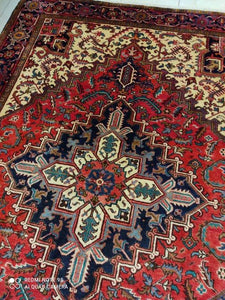 Grand Tapis Hériz noué main n°14141_300×207