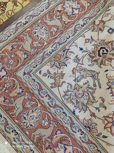 Grand Tapis Sarouk tissé main n°17399_302×200