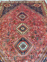 Charger l'image dans la galerie, Grand Tapis Ghachgai fait main n°18473_302×203
