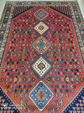 Charger l&#39;image dans la galerie, Grand Tapis Yalameh noué main n°12281_303×202
