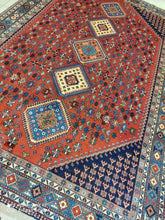 Charger l&#39;image dans la galerie, Grand Tapis Yalameh noué main n°12281_303×202
