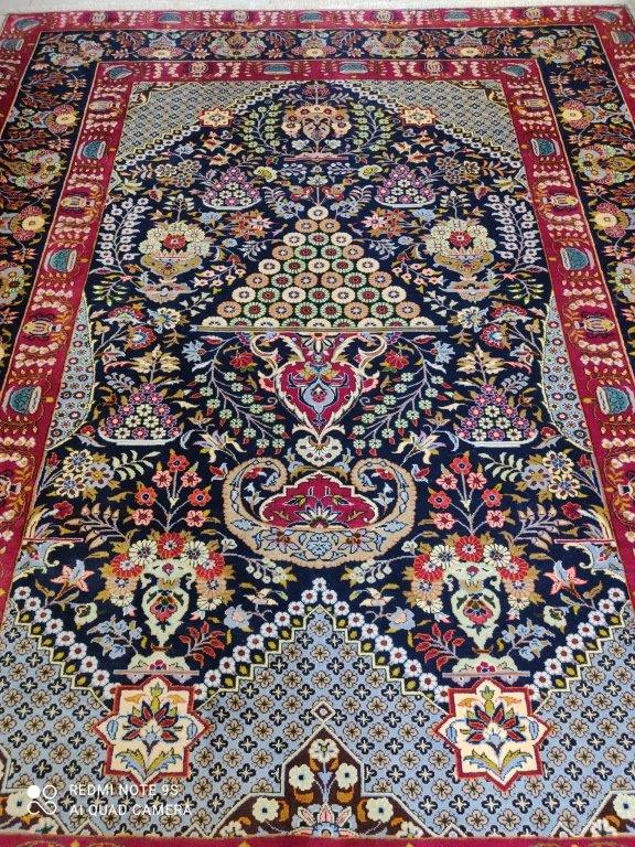 Grand Tapis Yazd fait main n°15937_305×230