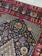 Charger l&#39;image dans la galerie, Grand Tapis Yazd fait main n°15937_305×230
