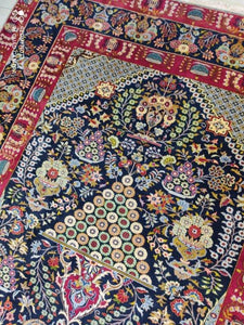 Grand Tapis Yazd fait main n°15937_305×230